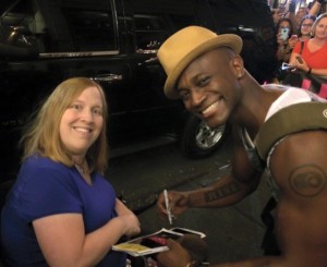 Me with Taye Diggs