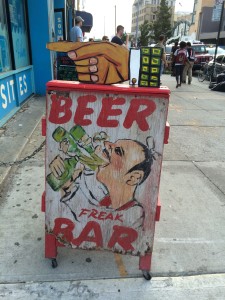 Come on in for a beer at the Freak Bar