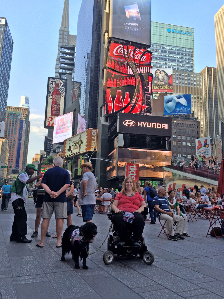 Times Square NYC Wheelchair accessibility information.