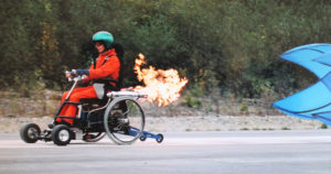 Rocket wheelchair.