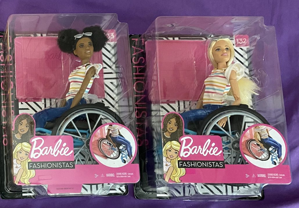 Wheelchair Barbies new in box