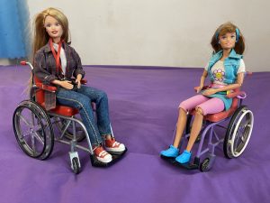 Mattel classic wheelchair Barbie - Share a Smile Becky and I'm the School Photographer Becky.