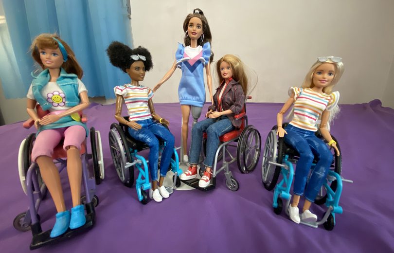 Wheelchair Barbie and Becky, dolls with disabilities review and comparison.